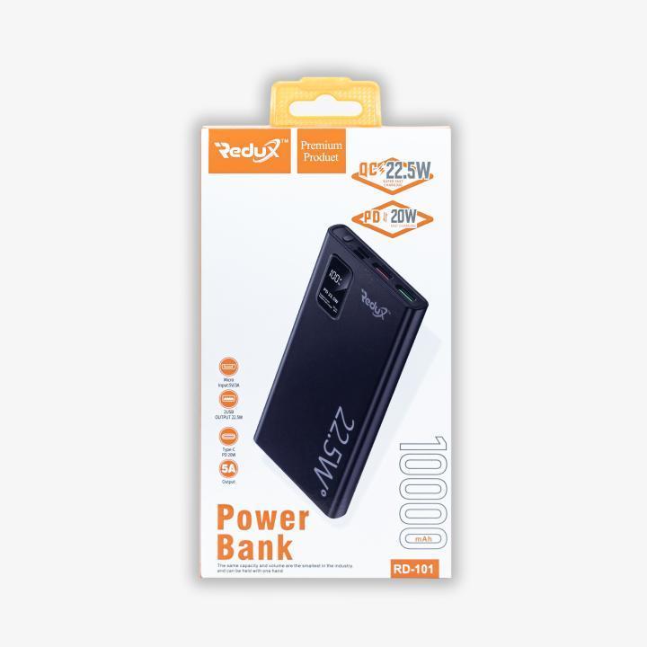 Redux Rd-101 10000 mAh Power Bank With QC 22.5W & PD 20W Support